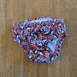 Buc-ee’s Print Diaper Cover - Purple